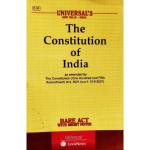 Universal's The Constitution of India Bare Act 2023 | LexisNexis